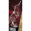 Crystalline Eagle Trophy on Marble Base (15")